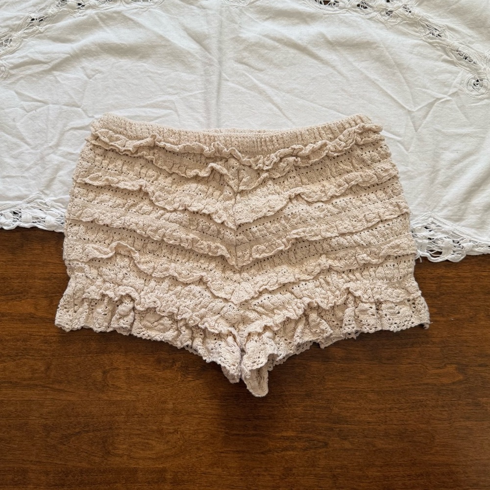Zara Lacey Eyelet Ruffle Bloomers